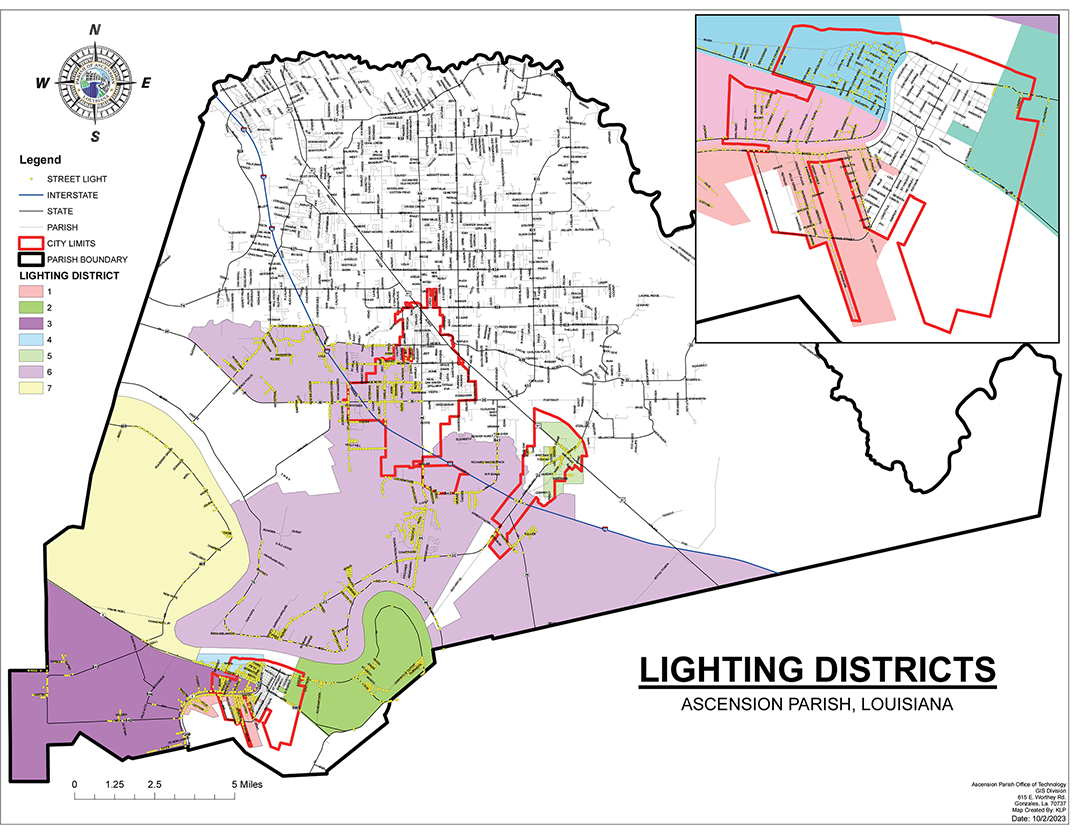 Lighting District Map