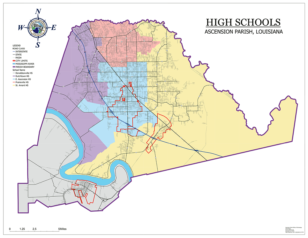 High School District Map